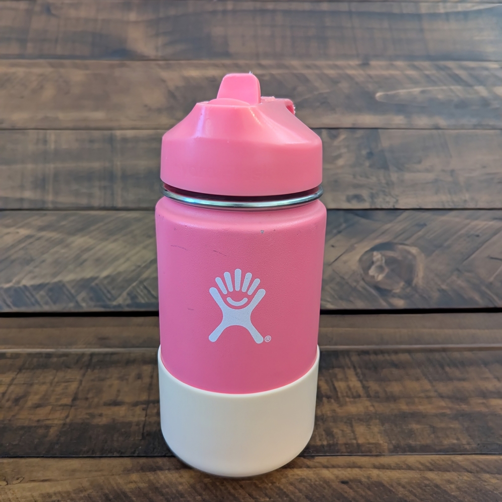 Hydro Flask 12oz Kids Wide Mouth with Straw Lid Water Bottle Watermelon Colors